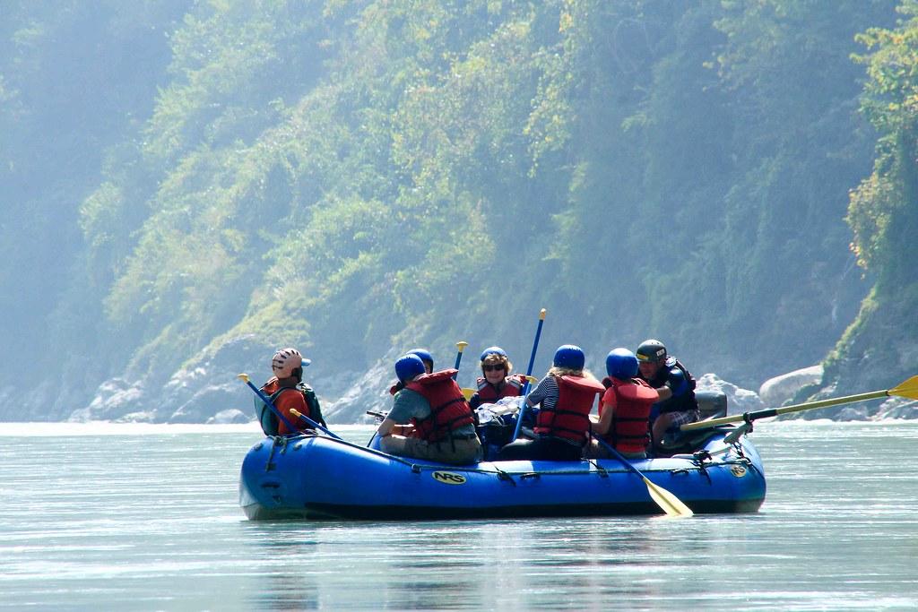 White water rafting in Nepal