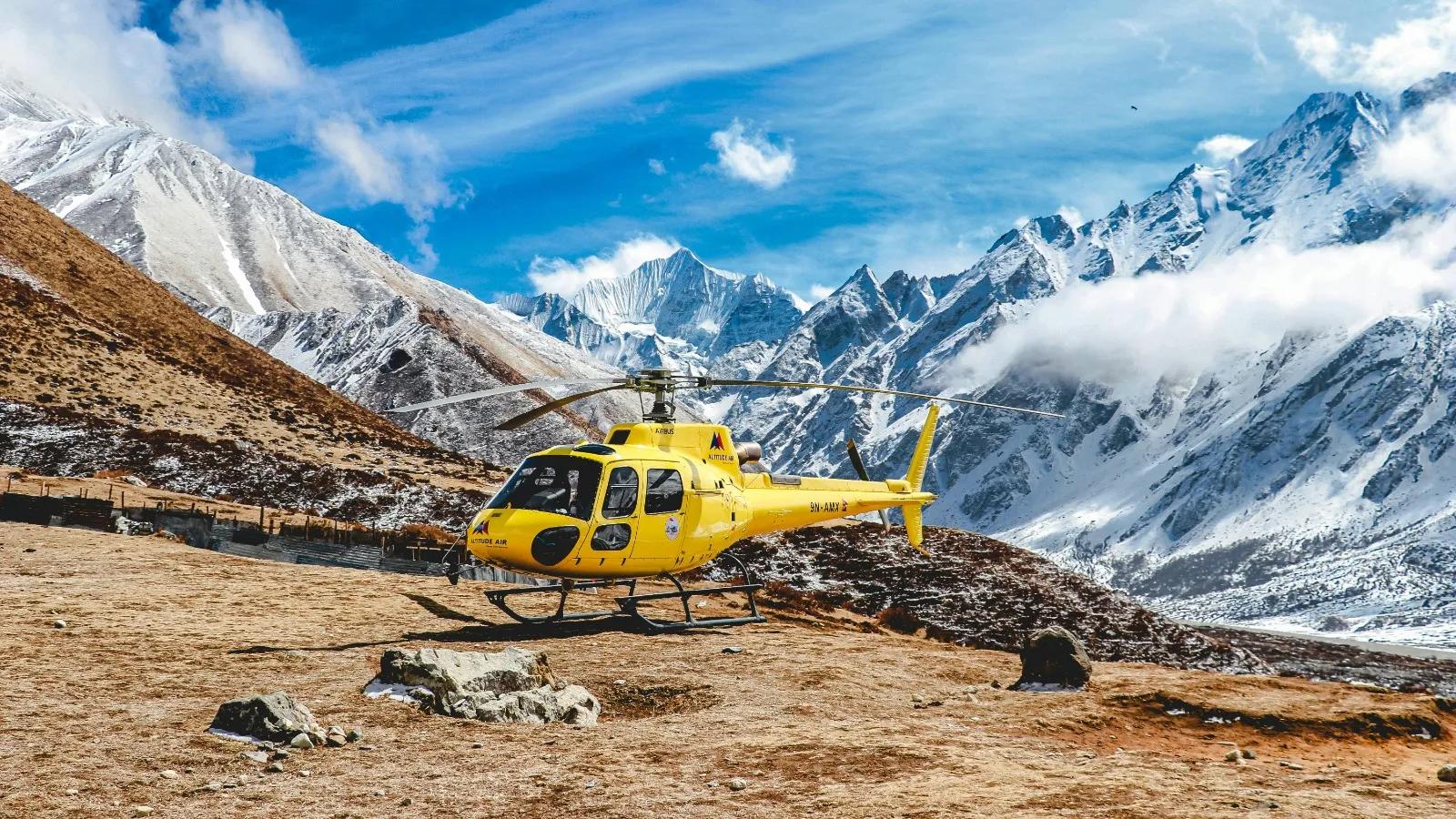 Nepal mountain heli tour