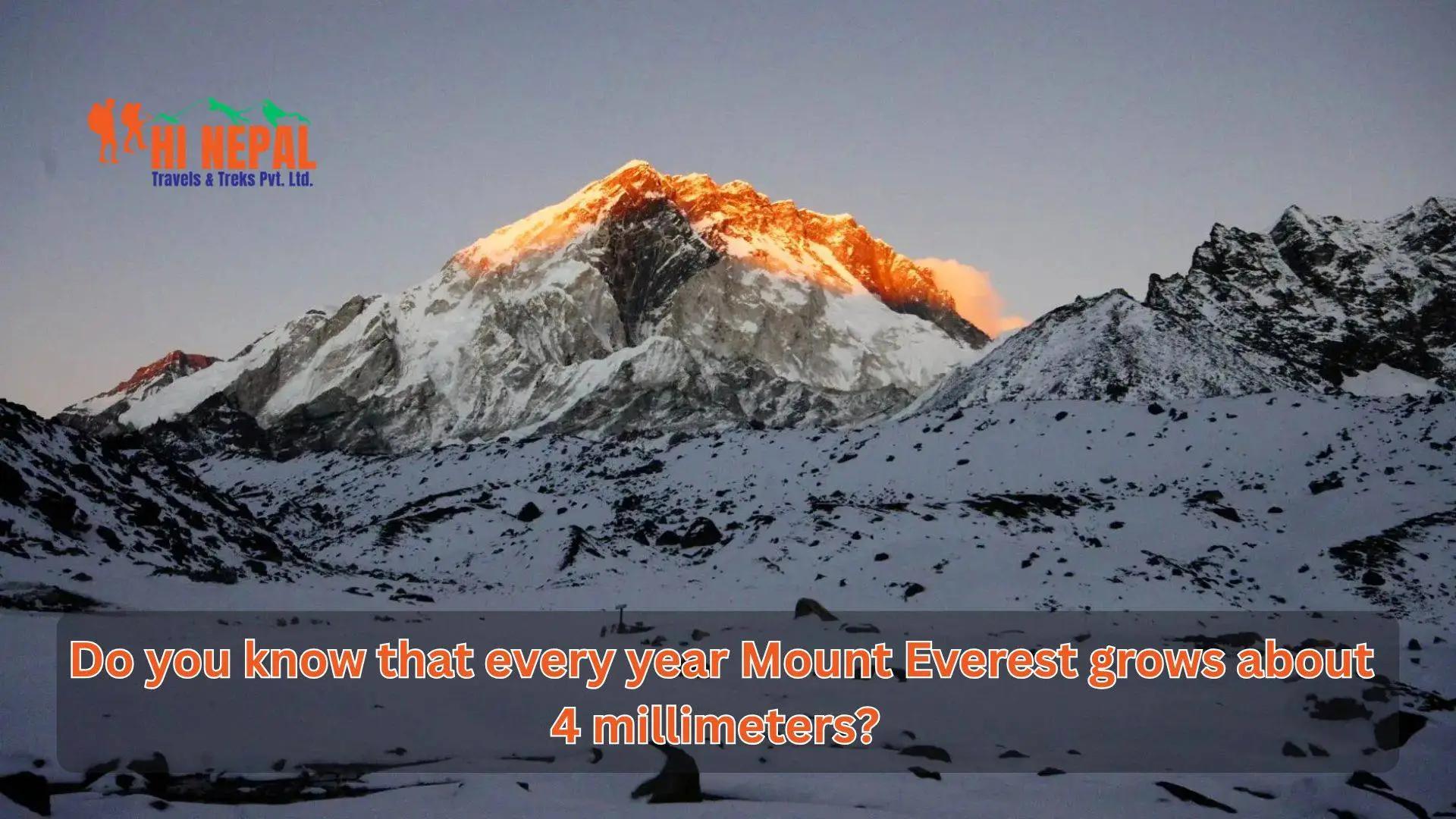 Interesting facts about Mount Everest