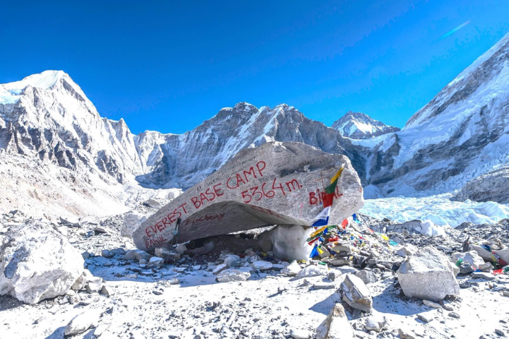 View from Everest Base Camp - Everest Base Camp Trek Itinerary