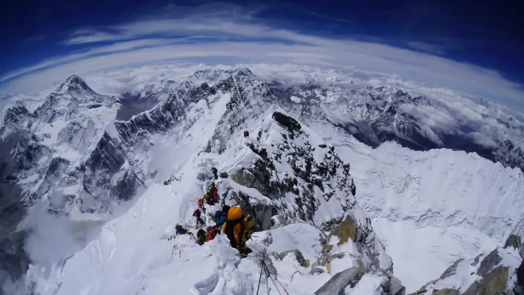 From the top of Mount Everest