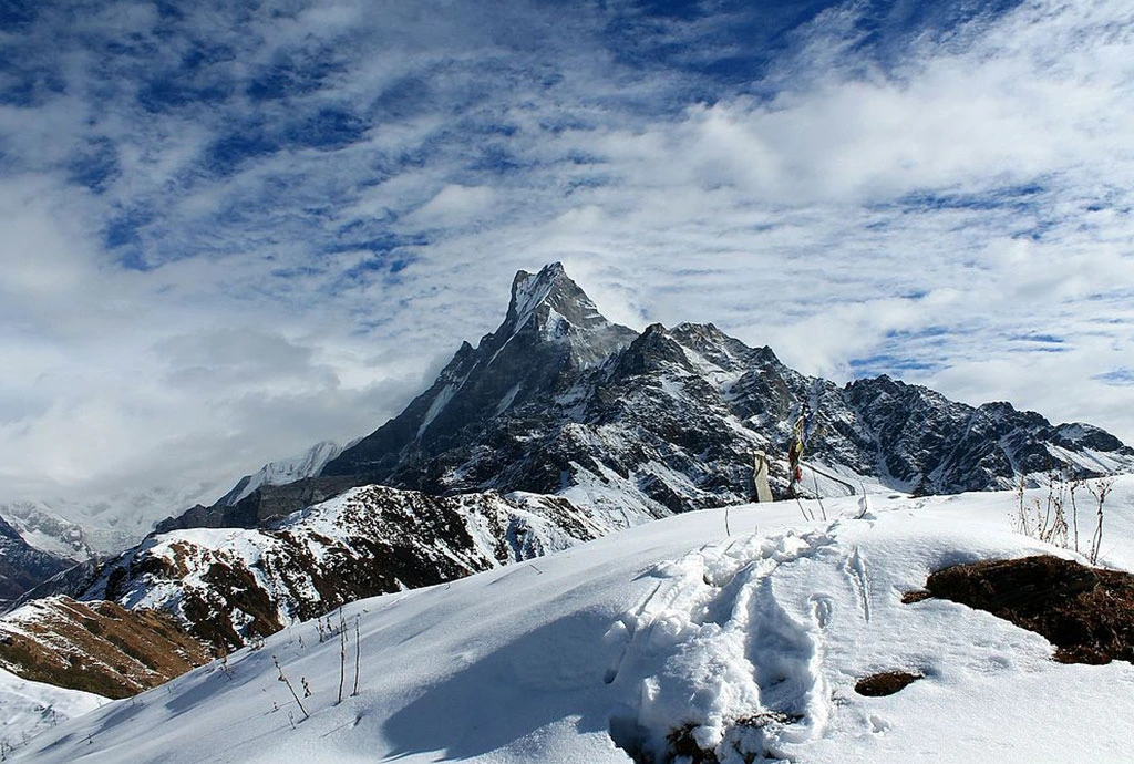 Mardi Himal Weather in winter season